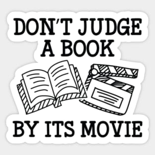 Don't Judge A Book By Its Movie Sticker